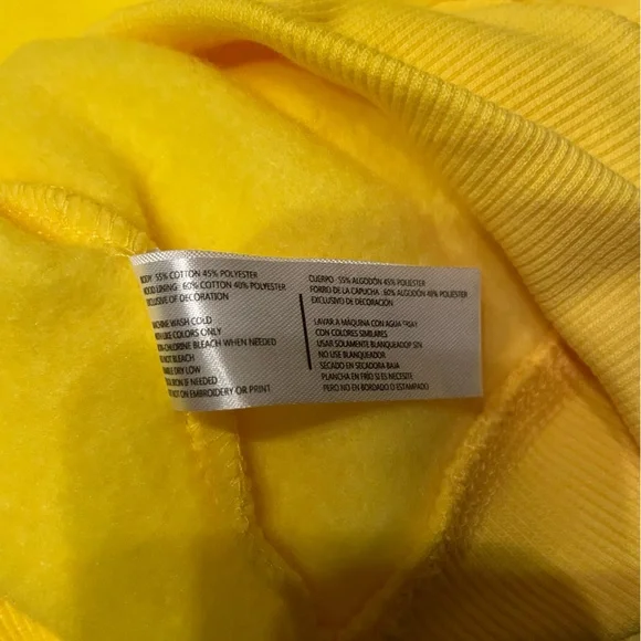 U.S. Polo Assn. Yellow hoodie sweatshirt - Picture 4 of 6